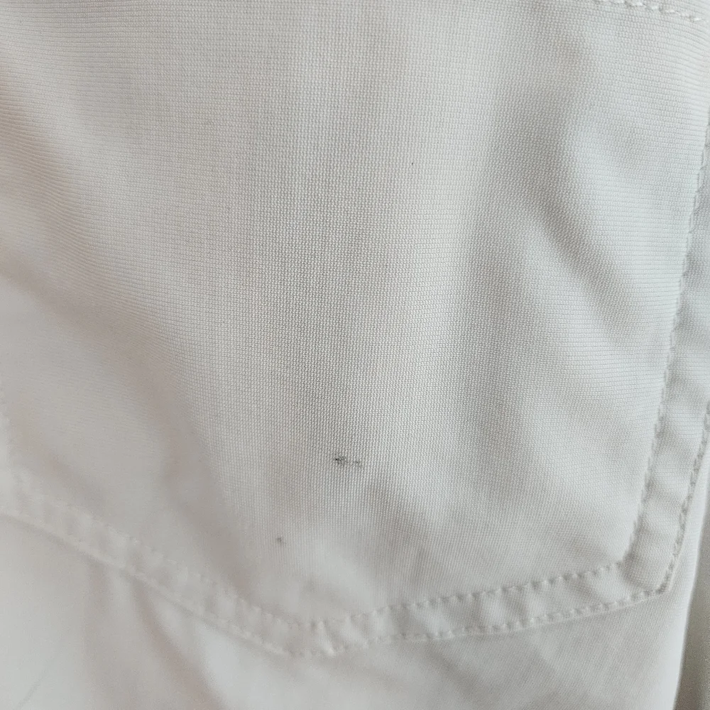 Lululemon City Sleek 5 Pocket Wide-Leg High Rise 7/8 Length Pant White Opal 27 M